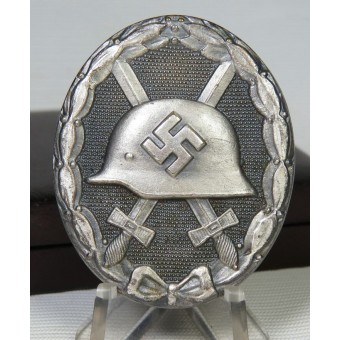 Gewickeltes Abzeichen in Silber 1939 LDO L/11 mit Etui. Espenlaub militaria