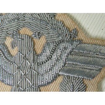 Águila del Reich tercera manga para el verano polizei túnica blanca. Espenlaub militaria