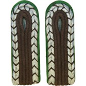 3rd reich Wachtmeister of OrPo slip-on shoulder boards