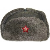 Cappello invernale sovietico M 40- Ushanka, 1940. Zecca.