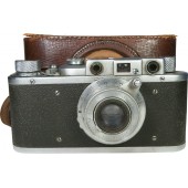 The Soviet camera FED 1 B, with serial #31161, 1936 year. 