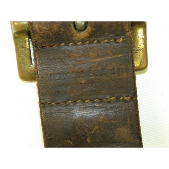 US Lend lease soviet used belt- 96 cm. Marked Reliable belt 1942. Espenlaub militaria