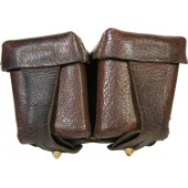 Leather pouch for Mosin rifle.