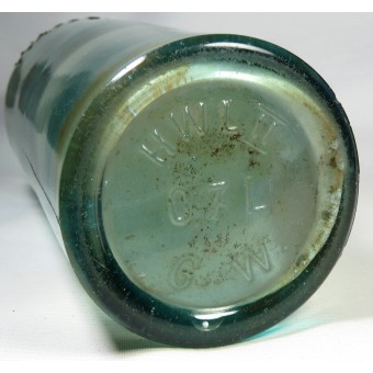 Waffen SS Mineral Water Glass Fles. Espenlaub militaria