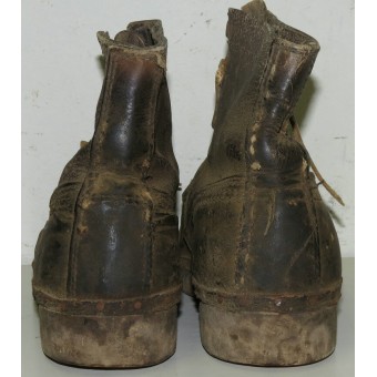Лагерные ботинки для заключённых нацистских концлагерей. Espenlaub militaria