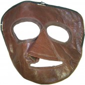 Pre war Soviet flyers leather face mask marked 194?