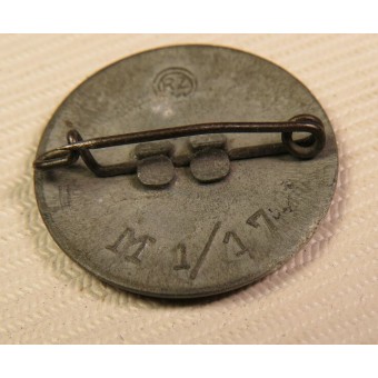 NSDAP Lid Badge RZM. M1 / 17. Zink. Espenlaub militaria