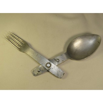 Wehrmacht eller Waffen SS Göffel -Spoon-Fork set. Espenlaub militaria
