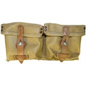 Artificial leather/ oilcloth ros 1944 dated, minty mag pouch for G43/K43 (Karabiner 43)