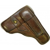Korovin or Prilutzky 7,65 mm leather holster. Pre war issue