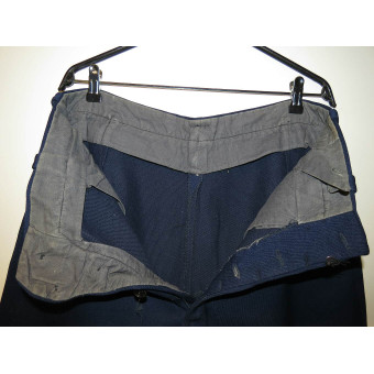 M 35 Soviet NCOs or militia blue trousers without piping for  peace time.. Espenlaub militaria