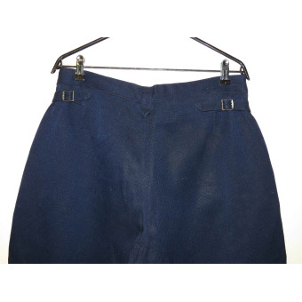 M 35 Soviet NCOs or militia blue trousers without piping for  peace time.. Espenlaub militaria