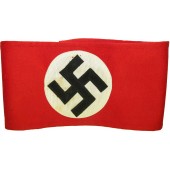 Brassard en laine du NSDAP avec croix gammée