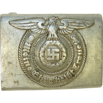 SS-VT oder Waffen SS Aluminium SS 36/40 RZM Gürtelschnalle - Overhoff. Espenlaub militaria