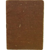 Red Army soldier's paybook. Issued to the Red Army man served in NKVD battalion of railway guard