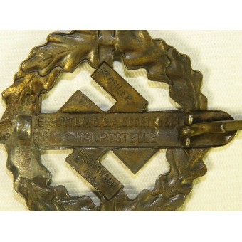 SA Sportabzeichen -bronze, merkitty Eigentum D.S.A. Sportabz.-Hauptstelle Fechler Bernbach/SA. Espenlaub militaria