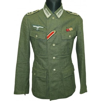 Wehrmacht Heer infantería Oberfeldwebel de 93 I.R. M 40 túnica. Espenlaub militaria