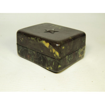 Teeth powder celluloid box, RKKA, pre-ww2. Espenlaub militaria