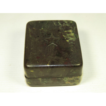 Teeth powder celluloid box, RKKA, pre-ww2. Espenlaub militaria