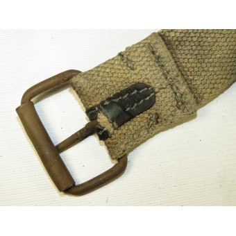 Cinturón de lona de soldado ruso de la 2ª Guerra Mundial. M41. Espenlaub militaria