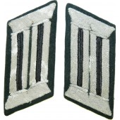 Linguette per collare da ufficiale della Wehrmacht Heer Pionier/Engineer