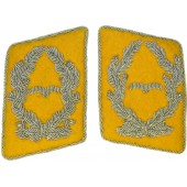 Lengüetas mayores Luftwaffe WWII, amarillo es para el personal de vuelo