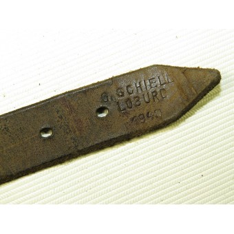 G.Schiele Loburg 1940 märkt hakrem för tysk hjälm. Espenlaub militaria