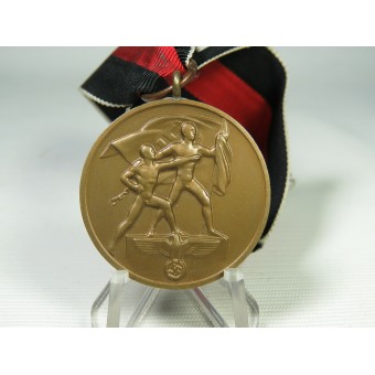 Die Medaille zur Erinnerung an den 1. Oktober 1938. Annexion des Sudetenlandes. Espenlaub militaria