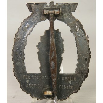 Кригсмарине - знак минного тральщика в цинке. Espenlaub militaria