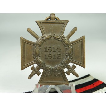 N & H Ehrenkreuz des Weltkriegs 1914/1918 mit cruz Schwertern-Hindenburg. Espenlaub militaria