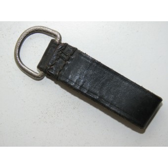 Black Leather SS / NSKK Daggers Riem Loop. Espenlaub militaria