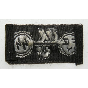 SS 127/37 RZM woven tag for insignia or uniforms by SS Reichsführer order. Espenlaub militaria