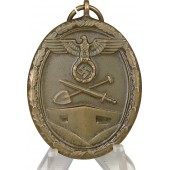 Медаль " Западный вал ". 1 тип, без ленты