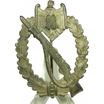Infanterie Sturmabzeichen en plata, CW marcado. Espenlaub militaria