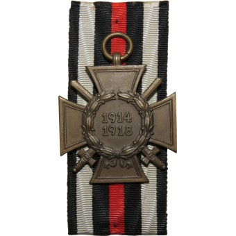N & H Ehrenkreuz des Weltkriegs 1914/1918 mit cruz Schwertern-Hindenburg. Espenlaub militaria
