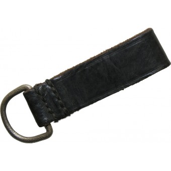 Black leather SS/NSKK daggers belt loop. Espenlaub militaria