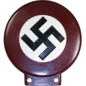 Vroege nazi-sympathiserende badge voor motorfiets of fiets