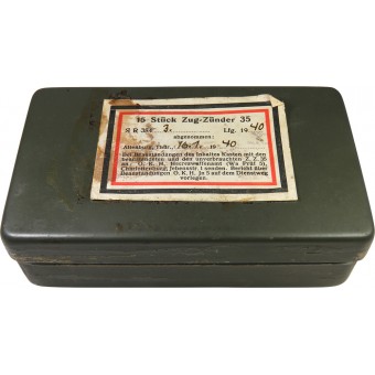 Z.Z alemán 35 encendedores caja en perfecto estado con todas las etiquetas intacto. Espenlaub militaria