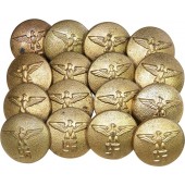 Set di bottoni dorati da 24 mm del capo politico NSDAP