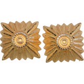 Gyllene rankpipor för axelbrädor för officerare från Wehrmacht, Luftwaffe eller SS