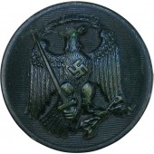 Green resin button for Beamte Forst und Justiz, before 1938 year