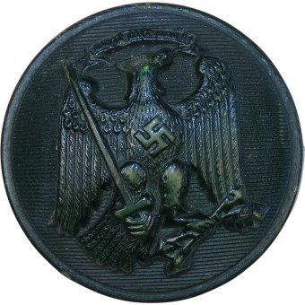 Bouton de résine verte pour Beamte Forst und Justiz, avant 1938 années. Espenlaub militaria