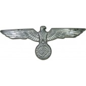 Цинковый орел на фуражку Вермахта выпуска конца войны