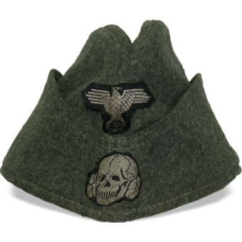 M 40 Waffen SS -sivusto hattu, kirjoittanut G Teufel. Tuttlingen.. Espenlaub militaria
