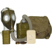 BN-T4 RKKA gasmask från före kriget. Komplett uppsättning. Sällsynt.