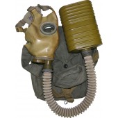 Máscara antigás RKKA BN- MT4, variante rara con máscara modificada de principios de la guerra MOD-08