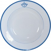RKVMF- Red fleet Mess Hall Porcelain Soup Plate, tillverkad före kriget