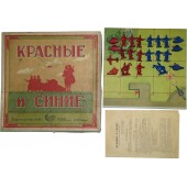 Советская военная настольная тактическая игра "Красные и синие". 1941 год