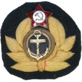 Corona- escarapela del personal de mando de la marina soviética de la 2ª Guerra Mundial
