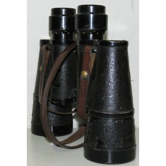 Kriegsmarine alemana binocular D. F. 7 x50, Carl Zeiss Jena con el caso.. Espenlaub militaria